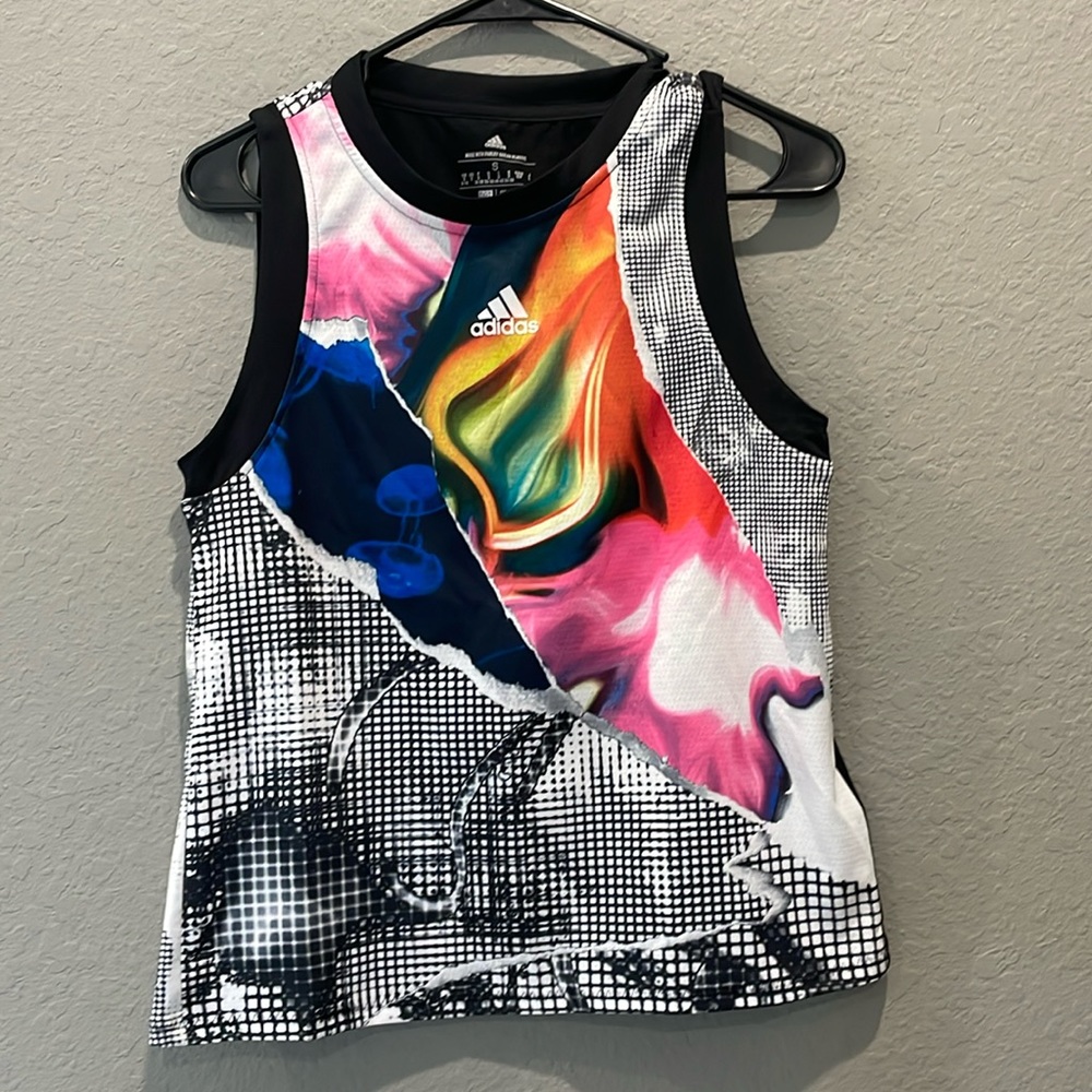 Adidas multi color tank